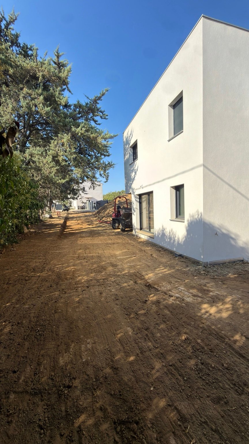 Chantier de terrassement ALMTP dans le Var