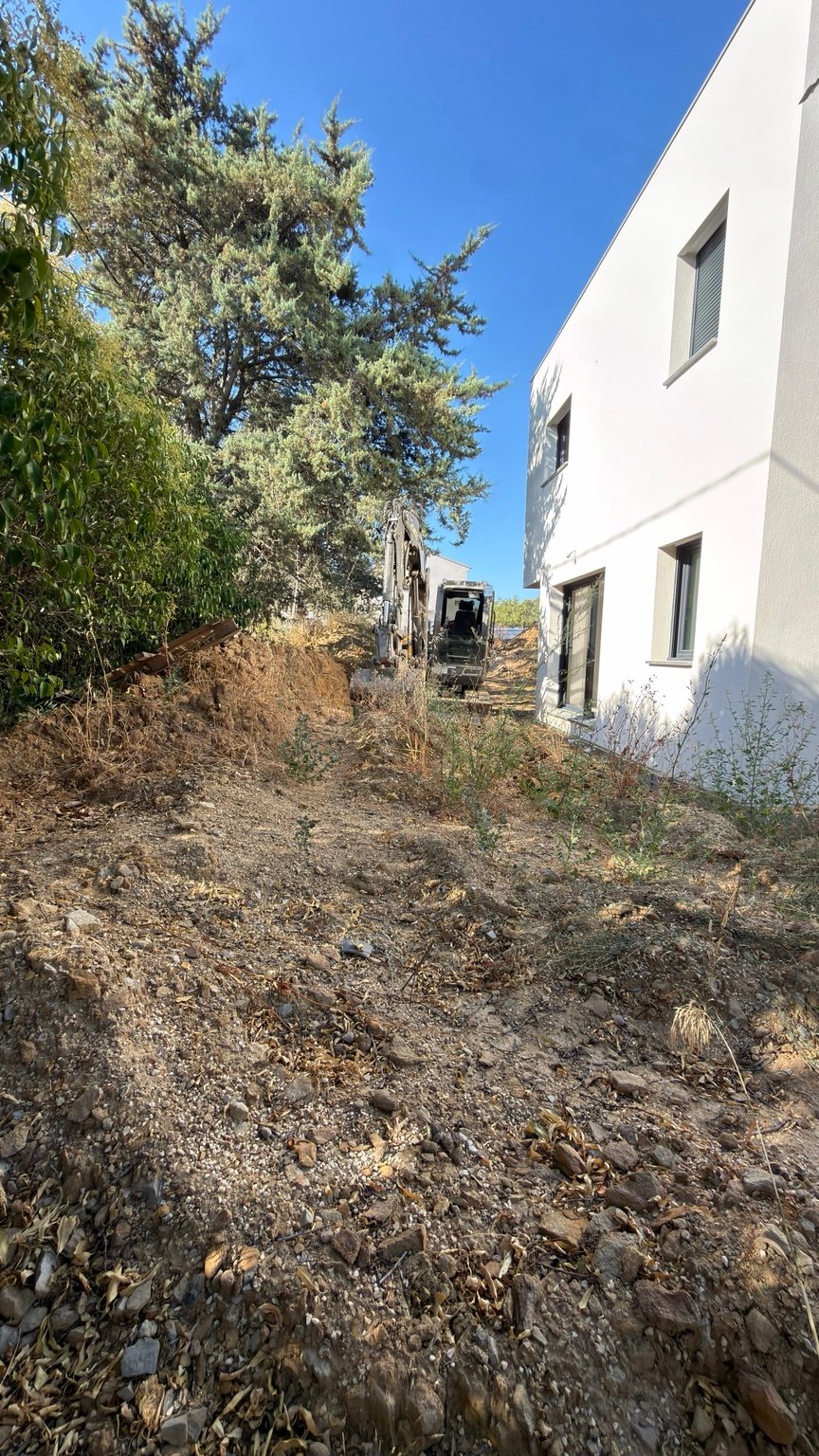 Terrassement ALMTP – préparation de terrain