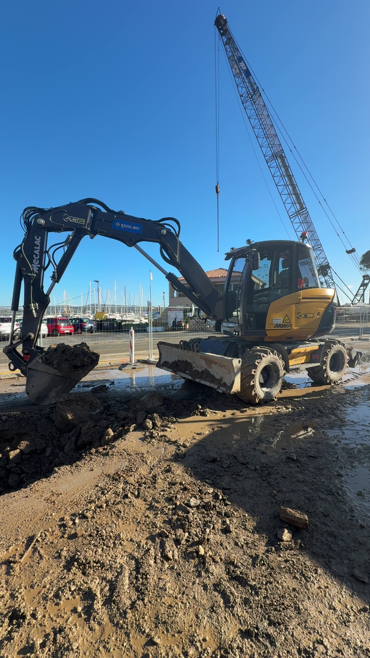 Mecalac 15 MWR ALMTP – travaux publics